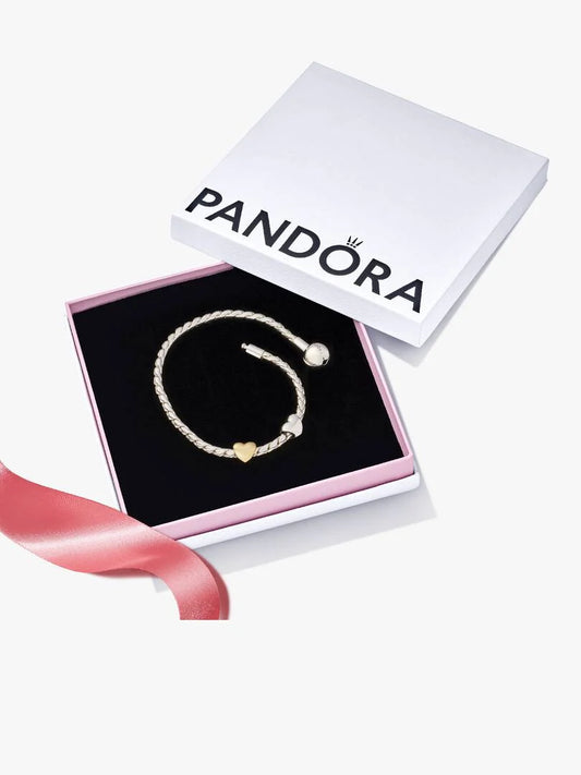 Mini Hearts Charm Bracelet Gift Set